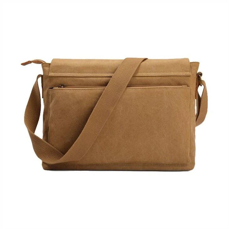 info-1-1 canvas shoulder carrier bag-back