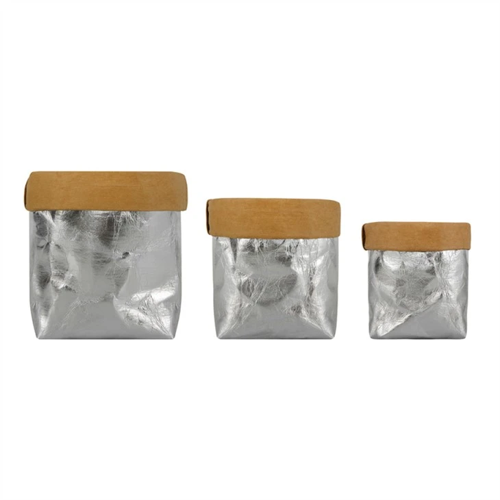 PAPER BAG ECO FRIENDLY-silver